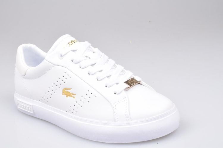 Lacoste Veter Wit dames (POWERCOURT 2.0 - 7-43SFA0028216 Wht/Gold) - Mayday (Aalst)