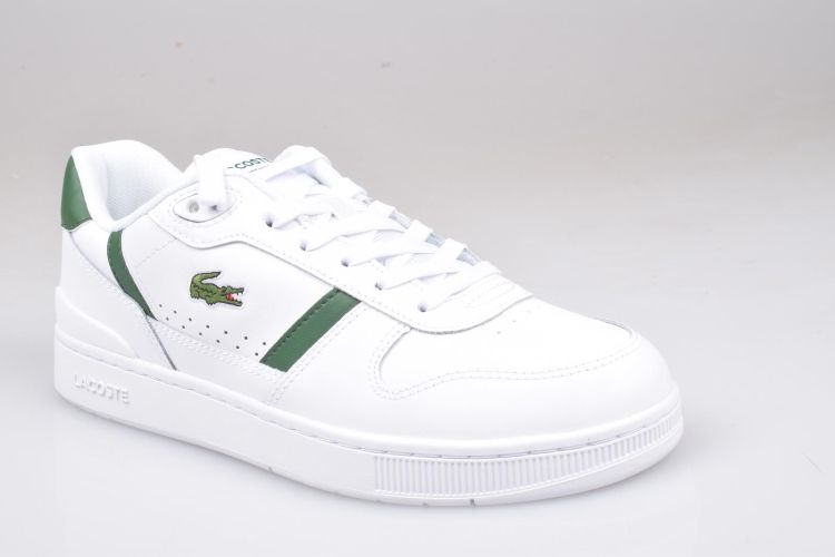 Lacoste Veter Wit heren (T-CLIP SET - 748SMA00311R5 Wht/Dk Grn) - Mayday (Aalst)