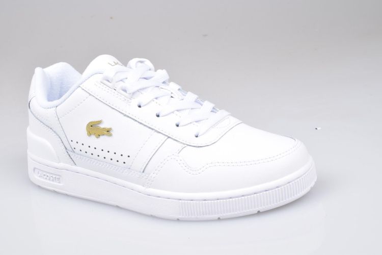 Lacoste Veter Wit dames (T-CLIP - 747SFA0060216 Wht/Gld) - Mayday (Aalst)