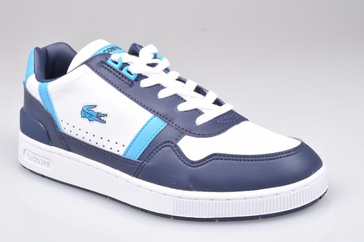 Lacoste Veter Blauw heren (T-CLIP - 745SMA0074042 Wht/Nvy) - Mayday (Aalst)