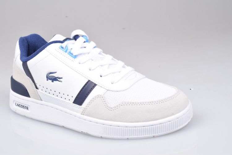 Lacoste Veter Wit heren (T-CLIP - 747SMA0071080 Wht/Blu) - Mayday (Aalst)