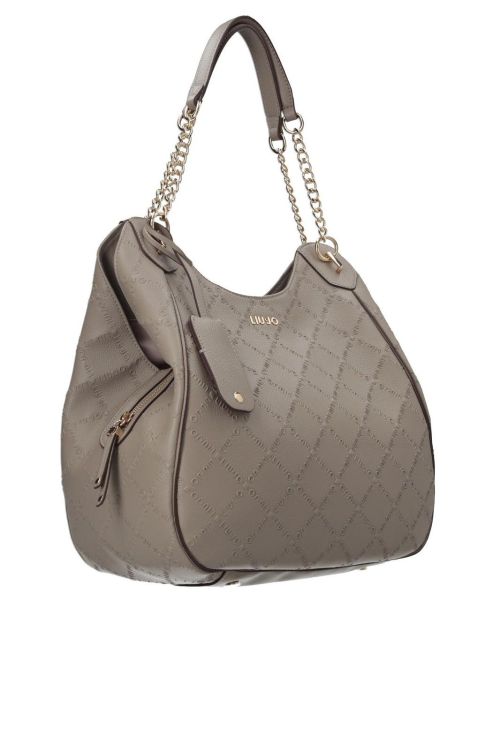 Liu.Jo Accessories  Taupe dames (Liu.Jo ECS L SATCHEL - AF5054 E0538 71105 Desert Taup) - Mayday (Aalst)
