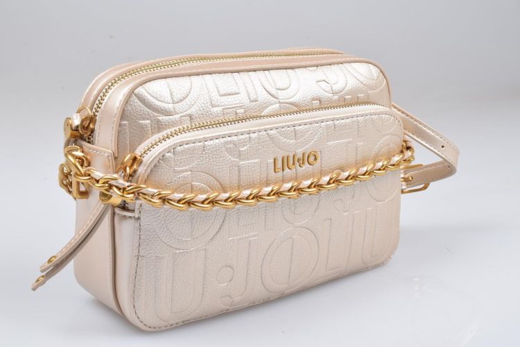 Liu.Jo Accessories  Goud dames (Liu.Jo ECS M Camera Case - AA5198 E0538 00529 Gold) - Mayday (Aalst)