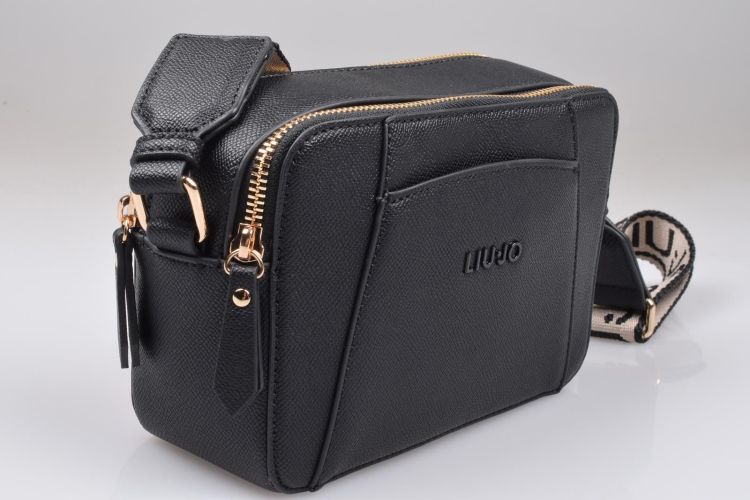 Liu.Jo Accessories  Zwart dames (Liu.Jo ECS M CAMERA CASE - AF4159 E0087 22222 Nero) - Mayday (Aalst)