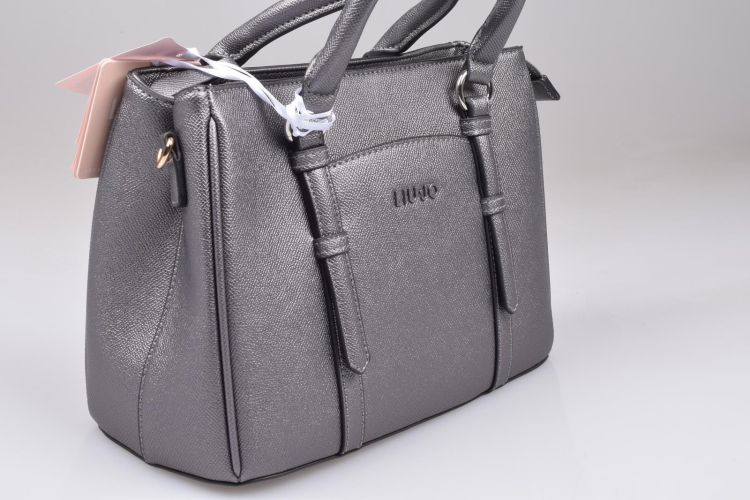 Liu.Jo Accessories  antraciet dames (Liu.Jo ECS M SATCHEL  - AF4154 E0087 04020 Antracite M) - Mayday (Aalst)