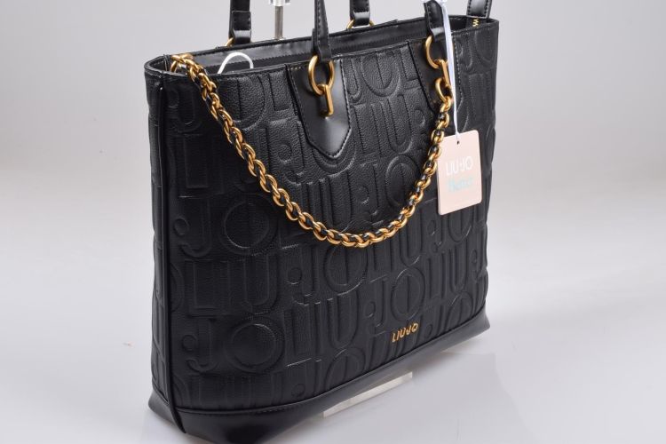 Liu.Jo Accessories  Zwart dames (Liu.Jo ECS M Tote - AA5197 E0538 22222 Nero) - Mayday (Aalst)