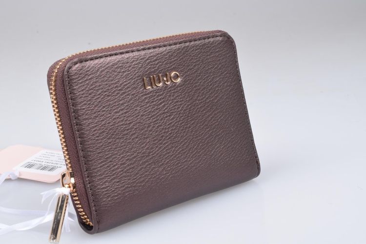 Liu.Jo Accessories  Brons dames (Liu.Jo ECS M ZIP AROUND - AF4281 E0037 X0582 Brown stone) - Mayday (Aalst)