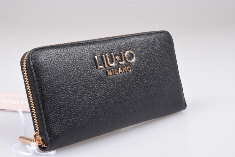 Liu.Jo Accessories  Zwart dames (Liu.Jo ECS XL ZIP AROUND - AA5155 E0033 22222 Nero) - Mayday (Aalst)