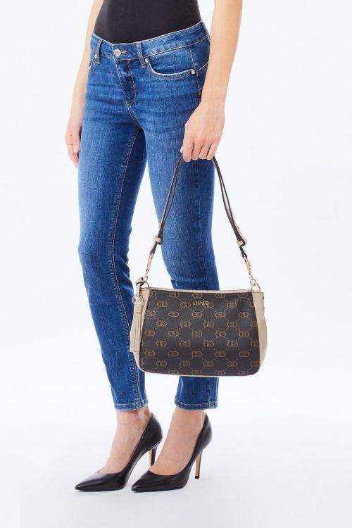 Liu.Jo Accessories  Bruin dames (Liu.Jo M CROSSBODY - AF5116 E0053 51308 Neutro) - Mayday (Aalst)