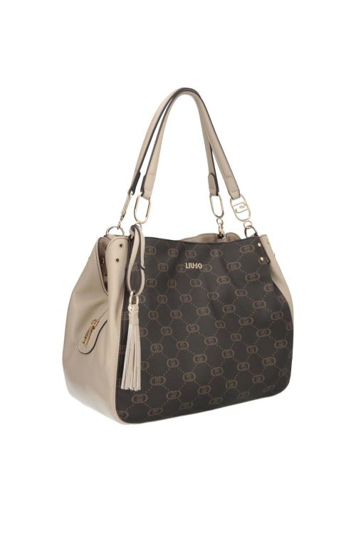 Liu.Jo Accessories  Bruin dames (Liu.Jo M SATCHEL - AF5113 E0053 51308 Neutro) - Mayday (Aalst)