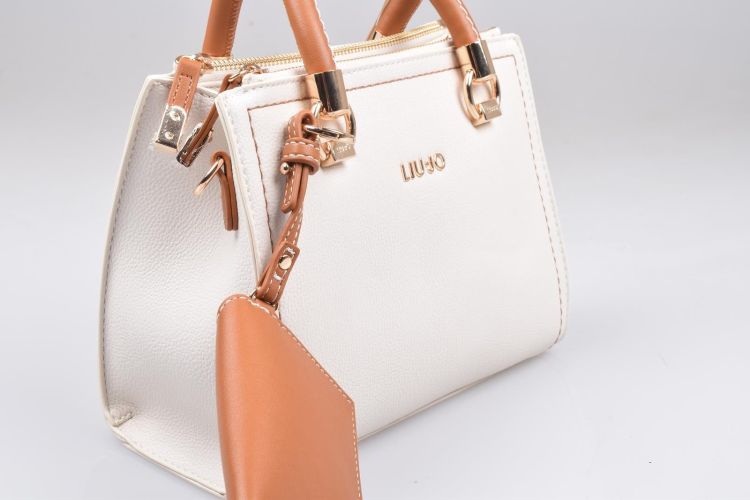 Liu.Jo Accessories  Ecru dames (Liu.Jo S Satchel  - AA5163 E0058 C3633 Cream/bran) - Mayday (Aalst)