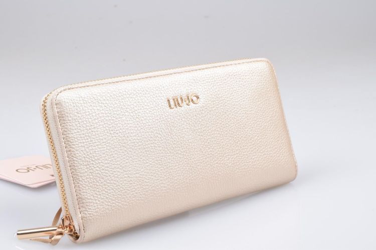 Liu.Jo Accessories  Goud dames (Liu.Jo  XL ZIP AROUND - AA5155 E0058 00529 Gold) - Mayday (Aalst)