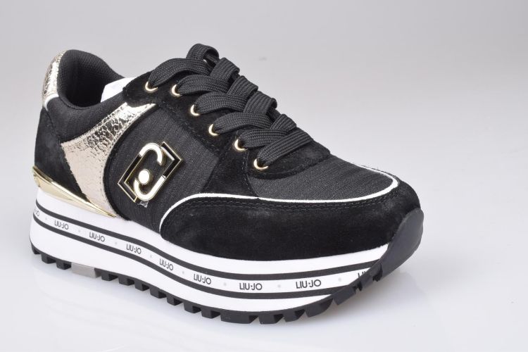 Liu.Jo Shoes Veter Zwart dames (LIU JO MAXI WONDER 20 - BF3009 PX388 S1189 Black//Ligh) - Mayday (Aalst)