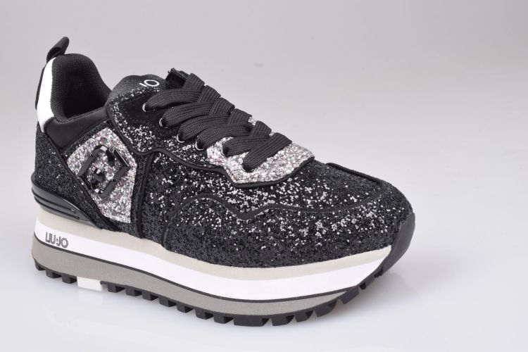 Liu.Jo Shoes Veter Zwart dames (LIU JO MAXI WONDER GLITTER 24 - BF3013 TX007 22222 Black) - Mayday (Aalst)