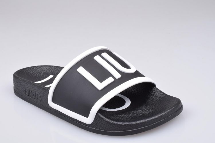 Liu.Jo Shoes Slipper Zwart dames (LIU JO SLIPPER KOS - BA1091 EX102 00054 Black/White) - Mayday (Aalst)
