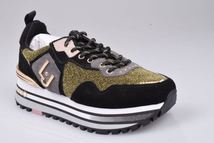 Liu.Jo Shoes Veter Multi dames (WONDER MAXI 01 SNEAKER - BF0069TX130 22222 Black) - Mayday (Aalst)