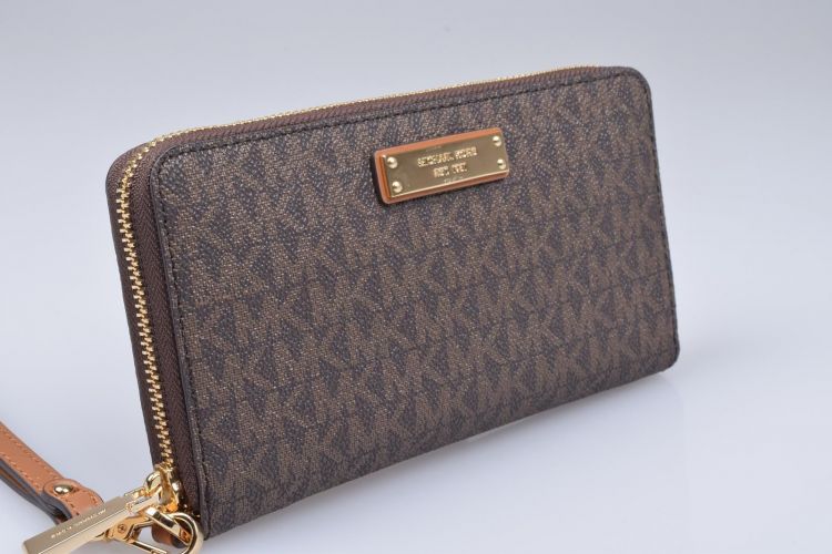 Michael Kors Accessoires  Bruin  (MK Lg Coin MF Phn Case - 34F9GFDE3B 200 Brown) - Mayday (Aalst)