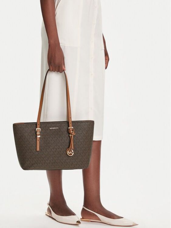 Michael Kors Accessoires  Bruin  (MK MD EW TZ TOTE - 30T5GQNT2B 252 Brn/Acorn) - Mayday (Aalst)