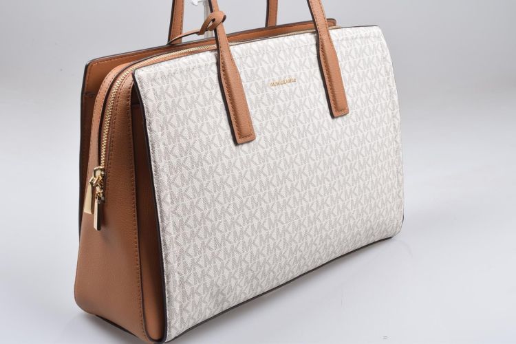 Michael Kors Accessoires  Beige  (MK MD TOTE - 30S5G9IT2B 149 Vanilla/Acorn) - Mayday (Aalst)