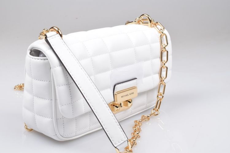 Michael Kors Accessoires  Wit  (MK SM CONV CGAIN SHLDR - 30R4G2RL5L 085 Optic White) - Mayday (Aalst)