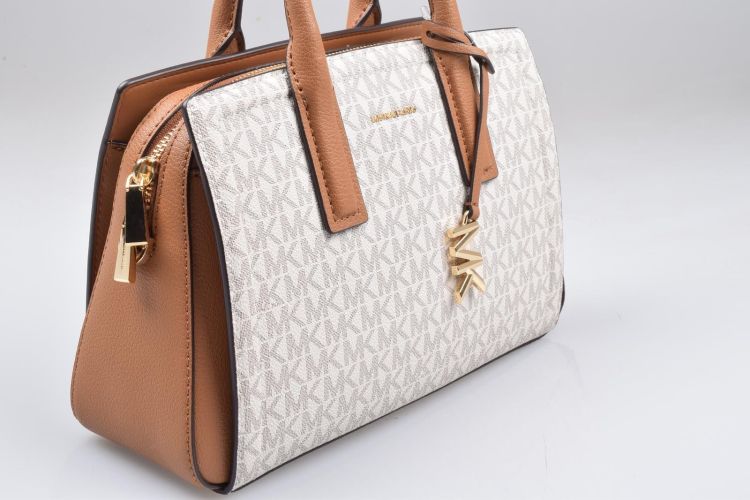 Michael Kors Accessoires  Beige  (MK SM SATCHEL - 30S5G9IS1B 149 Vanilla /Acorn) - Mayday (Aalst)