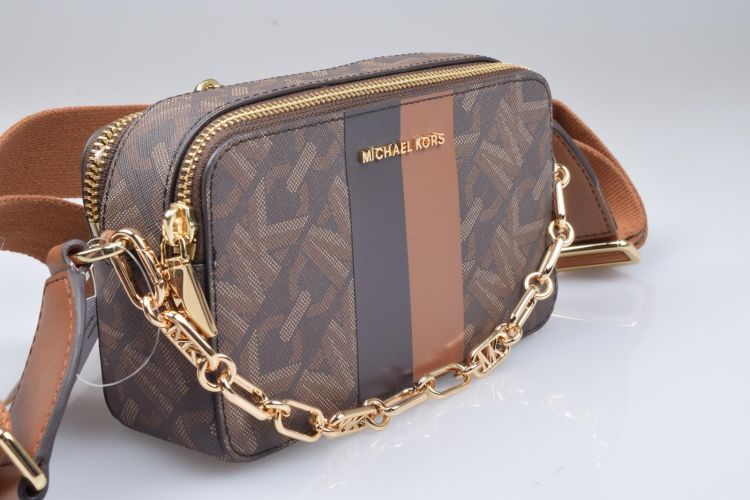 Michael Kors Accessoires  Bruin  (SM DBL ZP CAMRA CHN XBODY - 32H3GJ6C1B  227 Brn/Luggage) - Mayday (Aalst)