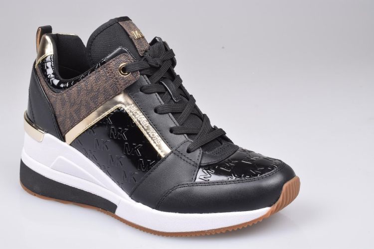 Michael Kors Shoes Veter Zwart dames (GEORGIE TRAINER  - 43R2GEFS2A Patent Faux Lthr Bl) - Mayday (Aalst)