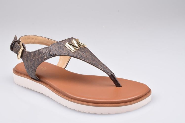 Michael Kors Shoes Slipper Bruin dames (MK JILLY FLAT SANDAL - 40S2JLFAAB 200 Brown) - Mayday (Aalst)