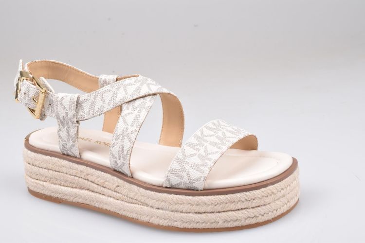 Michael Kors Shoes Sandaal Beige dames (MK Lynn Espadrille Sandal - 40S5LYFS1B 150 Vanilla ) - Mayday (Aalst)