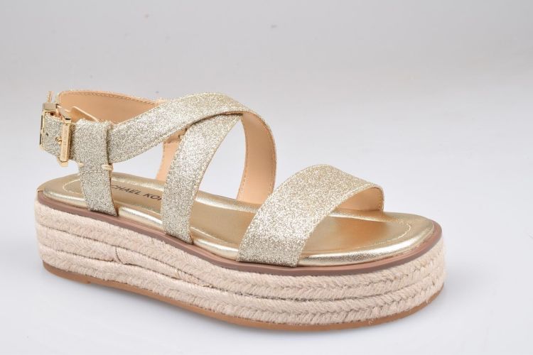 Michael Kors Shoes Sandaal Goud dames (MK Lynn Espadrille Sandal - 40S5LYFS1M 740 Pale Gold) - Mayday (Aalst)