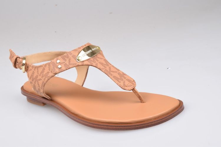 Michael Kors Shoes Sandaal Camel dames (MK PLATE THONG - 40R5MKFA1B 174 Pale Peanut) - Mayday (Aalst)
