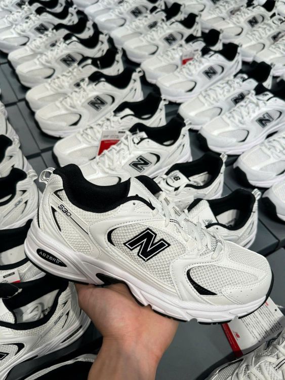 New Balance Veter Wit unisex (NB SNEAKER 530 - MR530EWB White/Black) - Mayday (Aalst)