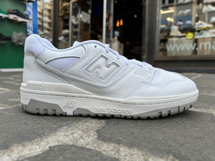 New Balance Veter Wit heren (NB SNEAKER 550 - BB550PB1 White/Grey) - Mayday (Aalst)
