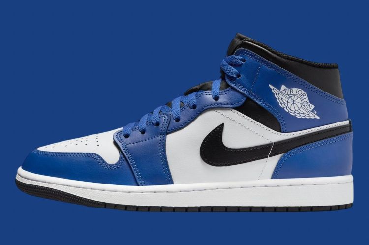 Nike exclu OFFLINE ONLY Mid Royal Blu heren (AIR JORDAN 1 MID - DQ8426 402 Game Royal/Black-Wh) - Mayday (Aalst)