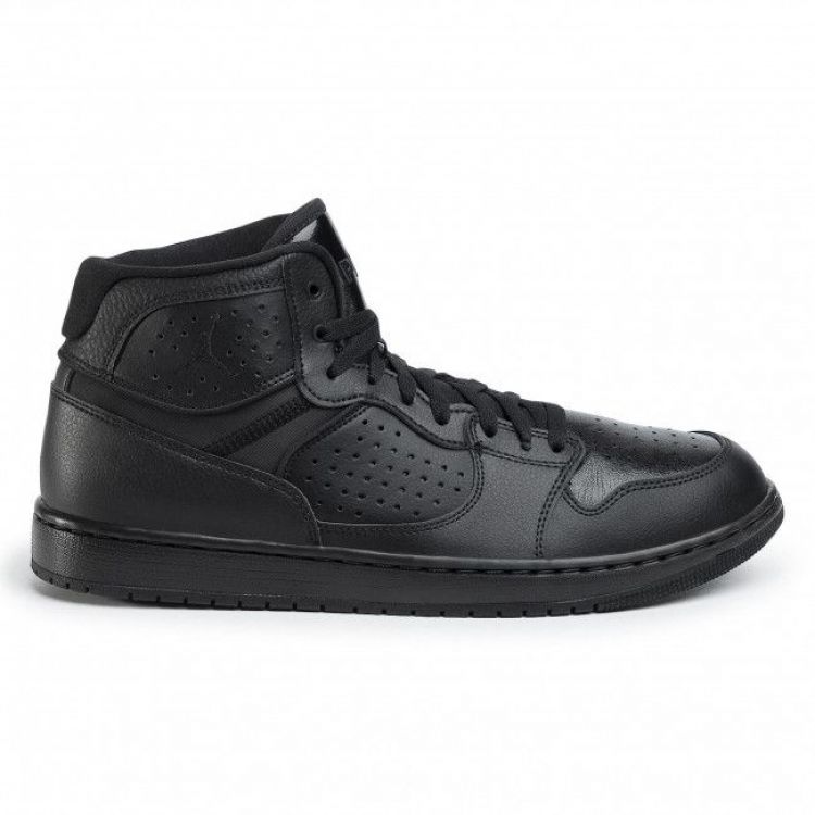 Nike Sportswear Mid Zwart jeugd (JORDAN ACCESS PRM LTHR - AR3762 003 Black/Black) - Mayday (Aalst)