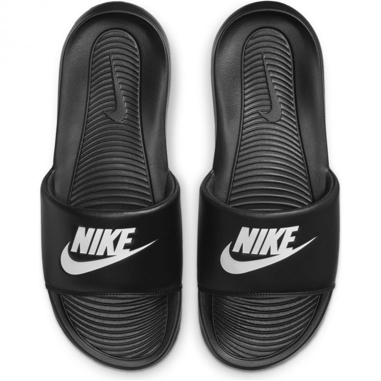 Nike Slipper Zwart heren (VICTORI ONE SLIDE  - CN9675 002 Black/White-Black) - Mayday (Aalst)