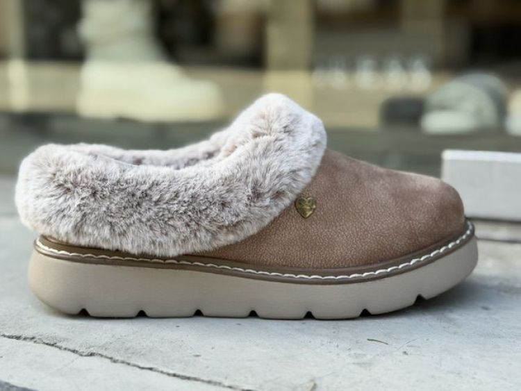 Skechers Veter Taupe dames (Skechers Keepsakes Lite Cozy Blend - 114762 TPE Taupe) - Mayday (Aalst)