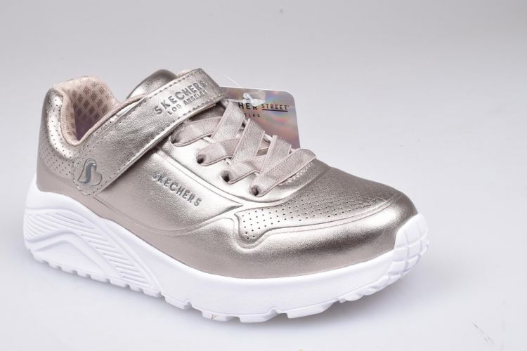 Skechers Velcro Pewter kinderen (Skechers Sneaker - 310453L PEWTER) - Mayday (Aalst)