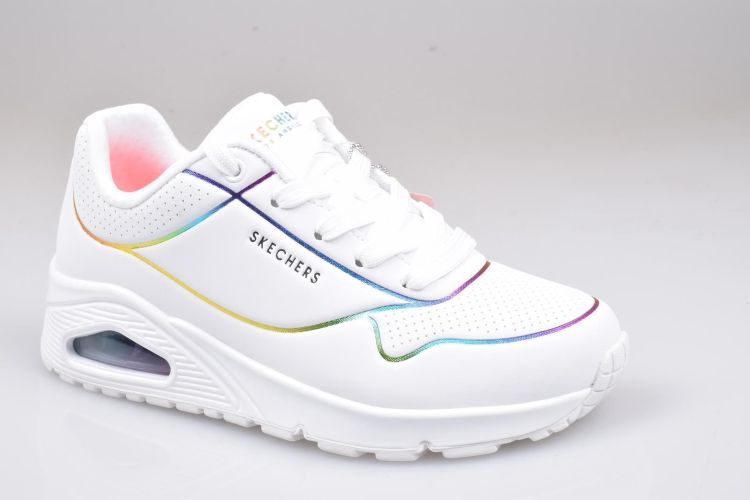 Skechers Veter Wit dames (Skechers UNO Sneaker - 155168 WMLT) - Mayday (Aalst)