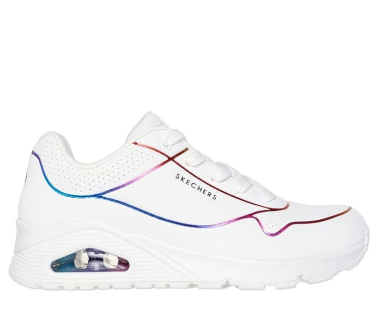 Skechers Veter Wit dames (Skechers UNO ELECTRIC LINES - 155168 WMLT) - Mayday (Aalst)