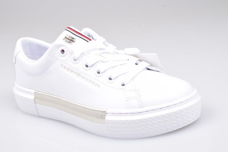 Tommy Hilfiger Veter Wit dames (TH Essential Cupsole Sneaker - FW0FW06075 White) - Mayday (Aalst)