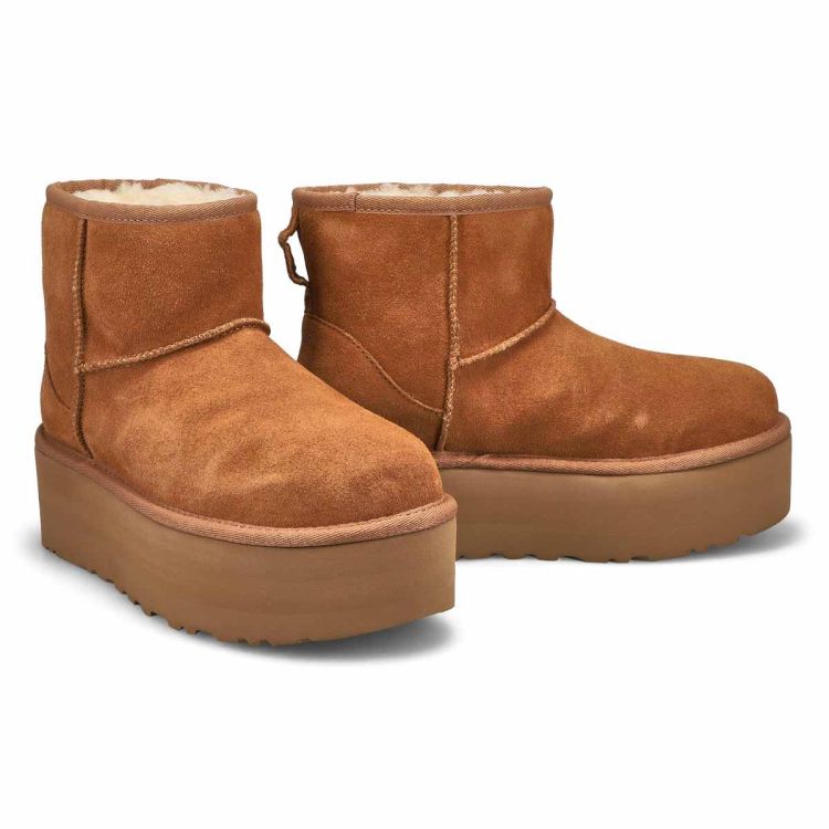 Ugg Mid Camel dames (UGG CLASSIC MINI PLATFORM - 1134991 CHE) - Mayday (Aalst)