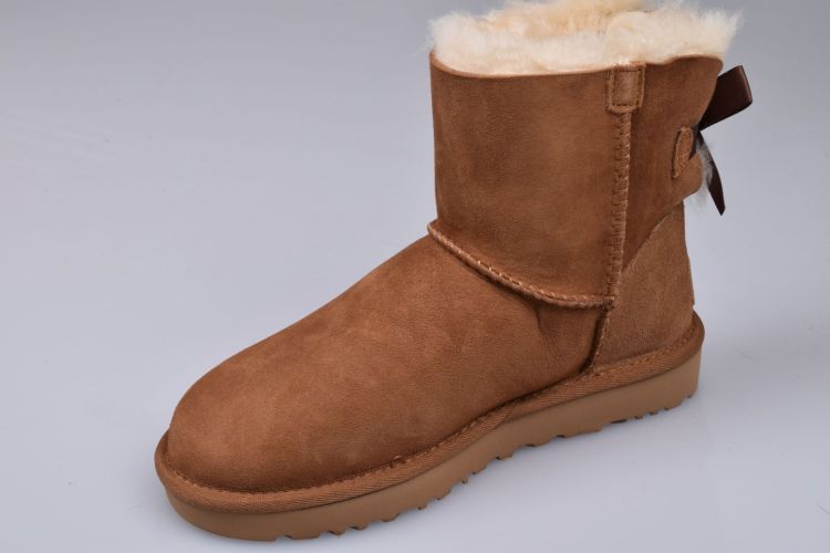 Ugg Boot Camel dames (UGG MINI BAILEY BOW II - 1016501 CHE) - Mayday (Aalst)