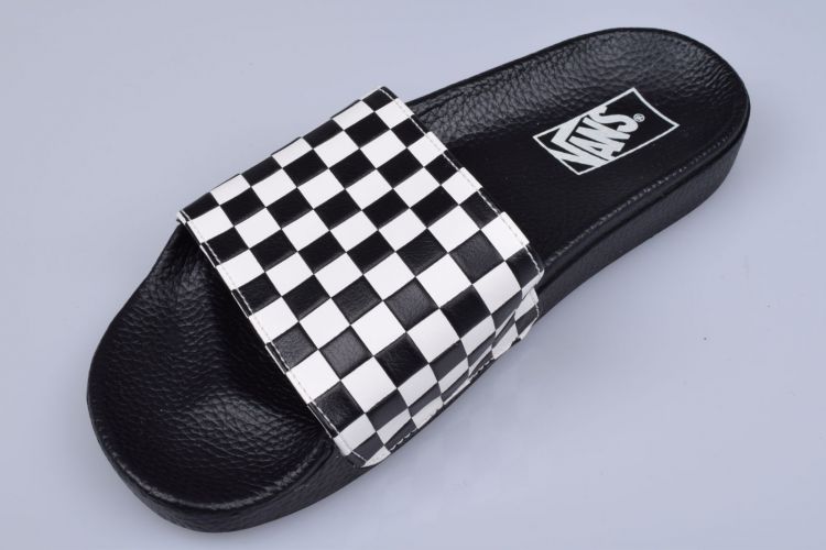 Vans Off The Wall Slipper Zwart jeugd (VANS SLIDE-ON - 0004KIIP9 (Checkerboard) White) - Mayday (Aalst)