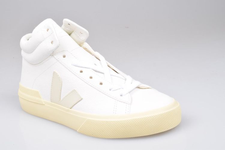 Veja Mid Wit dames (MINOTAUR CHROMEFREE LEATHER - TR0502918A Extra White Pierre ) - Mayday (Aalst)