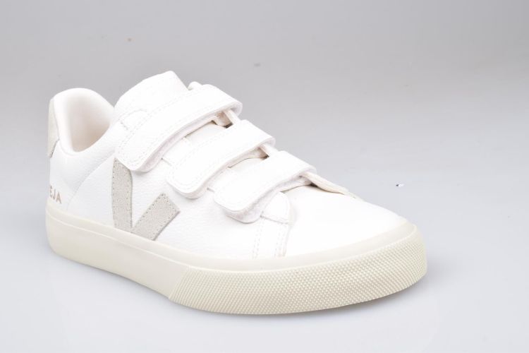 Veja Velcro Wit dames (RECIFE LOGO CHROMEFREE LEATHER - RC0502919A Extra White/Natural) - Mayday (Aalst)