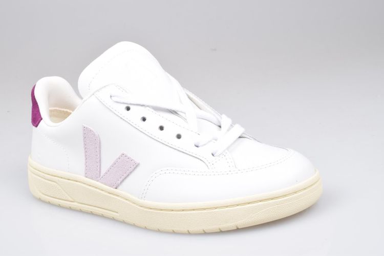 Veja Veter Wit dames (V-12 LEATHER - XD0203301 Extra White/Parme/Ma) - Mayday (Aalst)