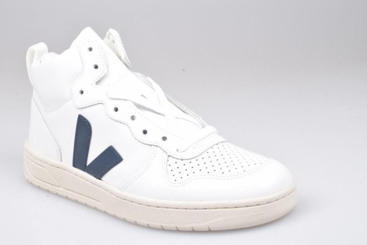 Veja Mid Wit unisex (V-15 LEATHER - VQ0203086 Extra White Nautico) - Mayday (Aalst)