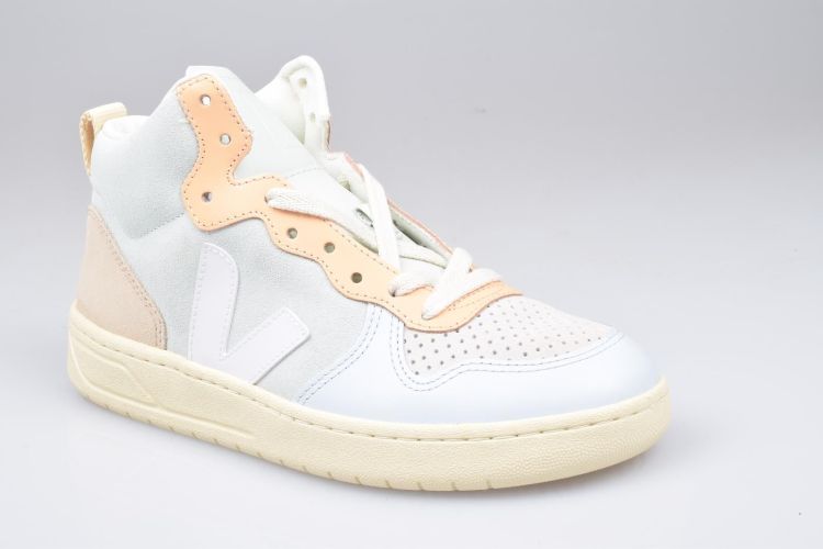 Veja Mid Multi dames (V-15 SUEDE - VQ0303130A Jade White Multico) - Mayday (Aalst)