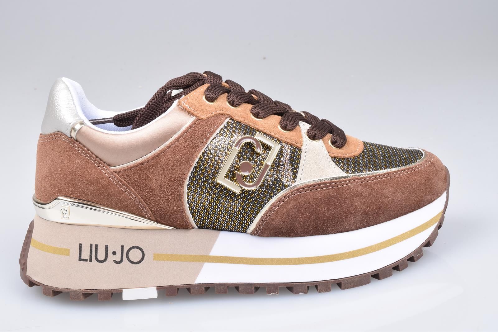 Liu.Jo Shoes Veter Bruin dames (LIU JO MAXI WONDER 20 - BF2097 PX255 S1804 Brown) - Mayday (Aalst)